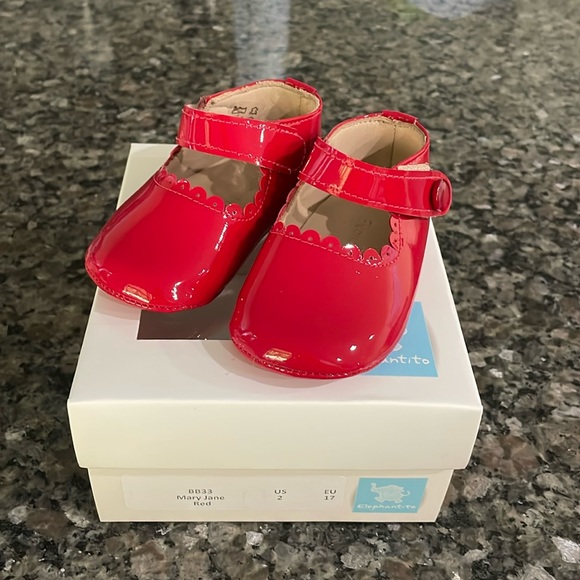 Mary Jane Red, patent leather size US2. - Picture 1 of 3